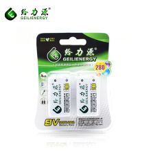 Best Strong Voltage 280mah 9v rechargeable nimh battery for toys